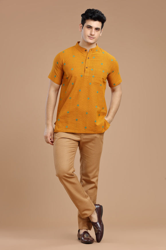 Exquisite Men's Cotton Short Kurta | half Sleeves,DOBBY COTTON SHORT KURTA,kurtas for men,mens kurtas,men kurtas,men short kurtas,short kurtas for men,mens short kurtas,buy kurtas online,buy online kurtas,mens half sleeves short kurtas, Trendy Designs, and Unmatched Comfort - Shop Now