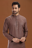 linen cotton long kurta for men, traditional wear, breathable fabric