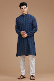 dobby cotton long kurta for men, traditional wear, breathable fabric