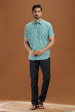 HANDWOVEN IKAT FINE COUNT COTTON SHIRT
