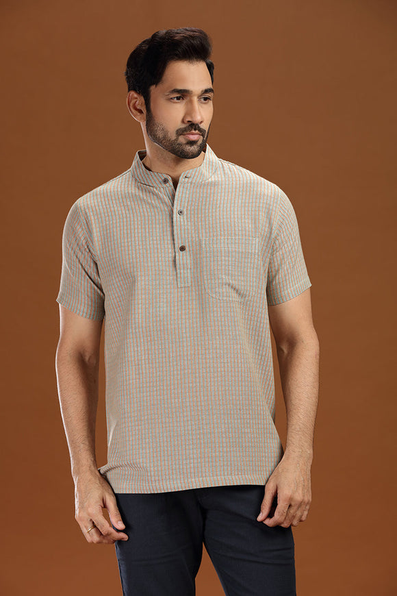 Exquisite Men's Cotton Short Kurta half Sleeves, DOBBY COTTON SHORT KURTA,kurtas for men,mens kurtas,men kurtas,men short kurtas,short kurtas for men,mens short kurtas,buy kurtas online,buy online kurtas,mens half sleeves short kurtas, Trendy Designs, and Unmatched Comfort - Shop Now