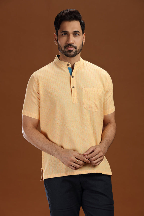 Exquisite Men's Cotton Short Kurta half Sleeves, DOBBY COTTON SHORT KURTA,kurtas for men,mens kurtas,men kurtas,men short kurtas,short kurtas for men,mens short kurtas,buy kurtas online,buy online kurtas,mens half sleeves short kurtas, Trendy Designs, and Unmatched Comfort - Shop Now