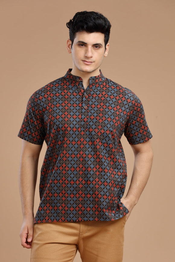 Discover the finest collection of men's cotton short kurtas with half sleeves, combining trendy designs and unmatched comfort. Explore a wide range of traditional and contemporary patterns that showcase the beauty of Indian craftsmanship. Elevate your style with these exquisite kurtas, perfect for any occasion.DOBBY COTTON SHORT KURTA,kurtas for men,mens kurtas,men kurtas,men short kurtas,short kurtas for men,mens short kurtas,buy kurtas online,buy online kurtas,mens half sleeves short kurtas,