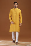 dobby cotton long kurta for men, traditional wear, breathable fabric