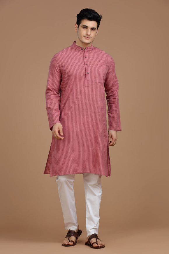 dobby cotton long kurta for men, traditional wear, breathable fabric