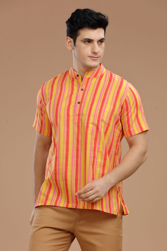 Discover the finest collection of men's cotton short kurtas with half sleeves, combining trendy designs and unmatched comfort. Explore a wide range of traditional and contemporary patterns that showcase the beauty of Indian craftsmanship. Elevate your style with these exquisite kurtas, perfect for any occasion.DOBBY COTTON SHORT KURTA,kurtas for men,mens kurtas,men kurtas,men short kurtas,short kurtas for men,mens short kurtas,buy kurtas online,buy online kurtas,mens half sleeves short kurtas,