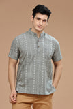 Exquisite Men's Cotton Short Kurta | half Sleeves,DOBBY COTTON SHORT KURTA,kurtas for men,mens kurtas,men kurtas,men short kurtas,short kurtas for men,mens short kurtas,buy kurtas online,buy online kurtas,mens half sleeves short kurtas, Trendy Designs, and Unmatched Comfort - Shop Now