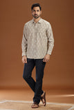 HANDWOVEN IKAT FINE COUNT COTTON SHIRT