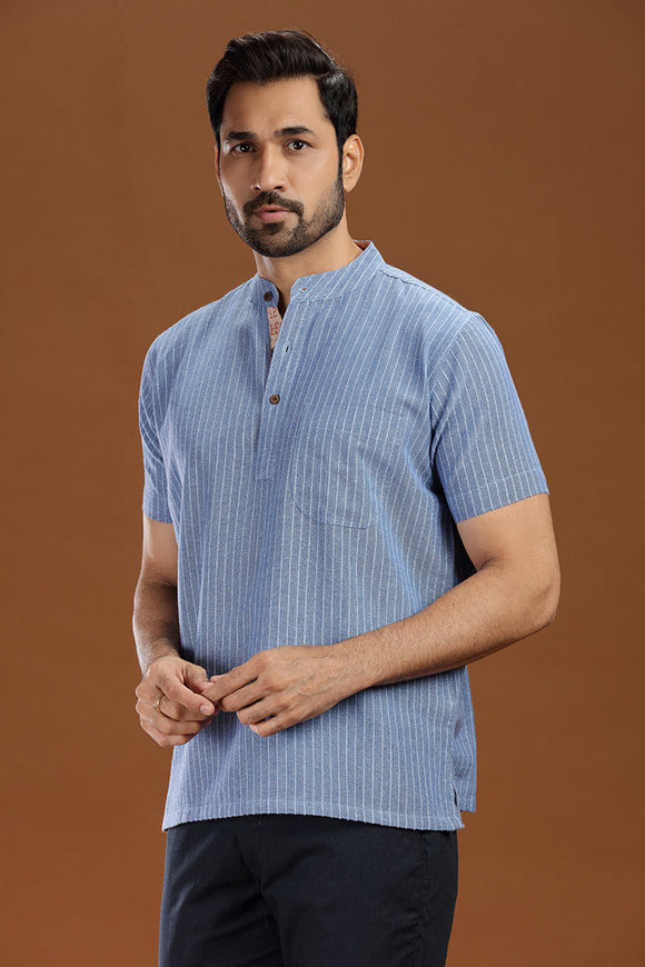 Exquisite Men's Cotton Short Kurta half Sleeves, DOBBY COTTON SHORT KURTA,kurtas for men,mens kurtas,men kurtas,men short kurtas,short kurtas for men,mens short kurtas,buy kurtas online,buy online kurtas,mens half sleeves short kurtas, Trendy Designs, and Unmatched Comfort - Shop Now