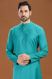 bamboo cotton long kurta for men, traditional wear, breathable fabric