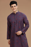 dobby cotton long kurta for men, traditional wear, breathable fabric