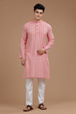 dobby cotton long kurta for men, traditional wear, breathable fabric