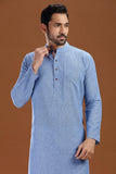dobby cotton long kurta for men, traditional wear, breathable fabric