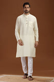 linen cotton long kurta for men, traditional wear, breathable fabric