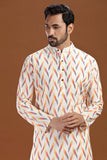 HANDWOVEN IKAT FINE COUNT COTTON LONG KURTA