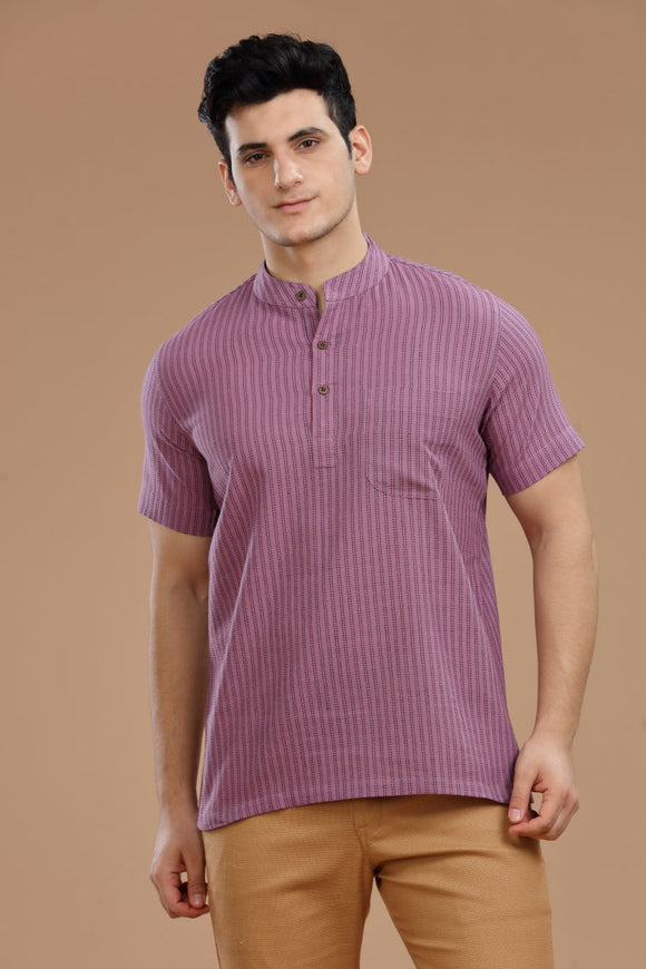 Exquisite Men's Cotton Short Kurta | half Sleeves,DOBBY COTTON SHORT KURTA,kurtas for men,mens kurtas,men kurtas,men short kurtas,short kurtas for men,mens short kurtas,buy kurtas online,buy online kurtas,mens half sleeves short kurtas, Trendy Designs, and Unmatched Comfort - Shop Now