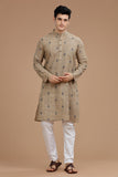 dobby cotton long kurta for men, traditional wear, breathable fabric