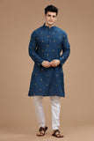 dobby cotton long kurta for men, traditional wear, breathable fabric