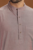 ULTRA SOFT BROWN BAMBOO COTTON KURTA