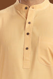 ULTRA SOFT YELLOW BAMBOO COTTON KURTA