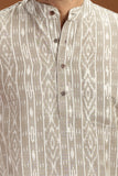 HANDWOVEN IKAT FINE COUNT COTTON LONG KURTA