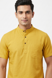 SOFT COTTON SHORT KURTA HALF SLEEVES