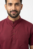 SOFT COTTON SHORT KURTA HALF SLEEVES