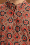 PRINTED COTTON SHORT KURTA HALF SLEEVES