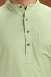 ULTRA SOFT GREEN BAMBOO COTTON KURTA