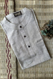 TEXTURED SOFT COTTON SHORT KURTA HALF SLEEVES