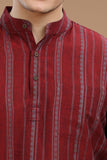 DOBBY COTTON SHORT KURTA HALF SLEEVES