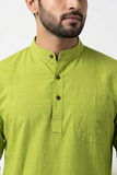 SOFT COTTON SHORT KURTA FULL SLEEVES
