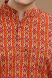 BLOCK PRINTED COTTON SHORT KURTA