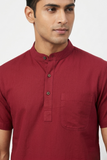 SOFT COTTON SHORT KURTA HALF SLEEVES