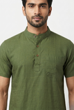 SOFT COTTON SHORT KURTA HALF SLEEVES