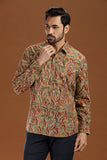 KALAMKARI HAND BLOCK ORGANIC DYE SHIRT