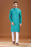 ULTRA SOFT GREEN BAMBOO COTTON KURTA