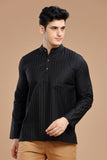 LUSTRE COTTON SHORT KURTA FULL SLEEVES