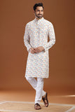 HANDWOVEN IKAT FINE COUNT COTTON LONG KURTA