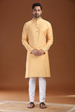 ULTRA SOFT YELLOW BAMBOO COTTON KURTA