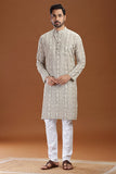 HANDWOVEN IKAT FINE COUNT COTTON LONG KURTA
