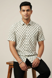 BLOCKPRINT SHIRT HALF SLEEVES