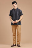 DOBBY COTTON SHORT KURTA HALF SLEEVES