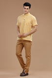 DOBBY COTTON SHORT KURTA HALF SLEEVES