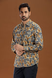 KALAMKARI HAND BLOCK ORGANIC DYE SHIRT