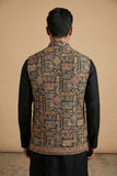 MENS WOVEN JACQUARD WAISTCOAT