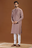 ULTRA SOFT BROWN BAMBOO COTTON KURTA