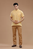 DOBBY COTTON SHORT KURTA HALF SLEEVES