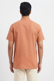 TEXTURED SOFT COTTON SHORT KURTA HALF SLEEVES