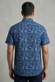 BLOCKPRINT SHIRT HALF SLEEVES